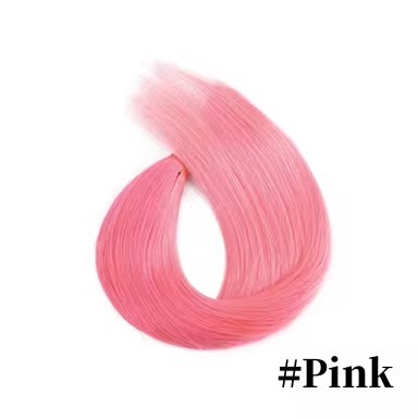 Pink Color Tape in Extensions for Women 100grams Straight Seamless Skin Weft Real Remy Human Hair Extensions
