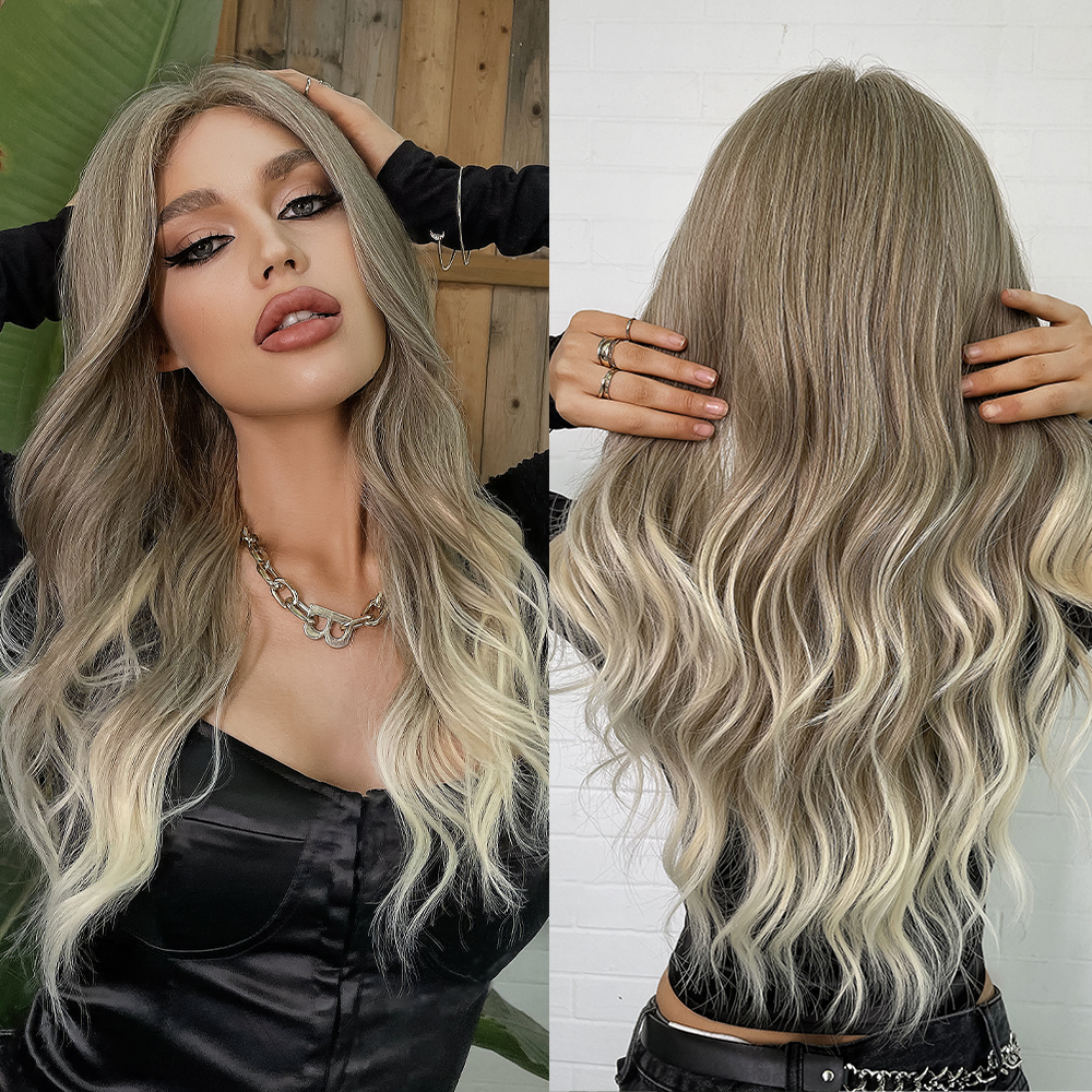 Ginger Orange Colo T Part 13*5*1 Lace Front Synthetic Wigs Daily Party Middle Wig Hair for Women  Natural Use