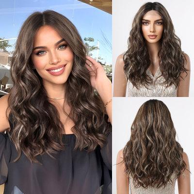Ginger Orange Colo T Part 13*5*1 Lace Front Synthetic Wigs Daily Party Middle Wig Hair for Women  Natural Use