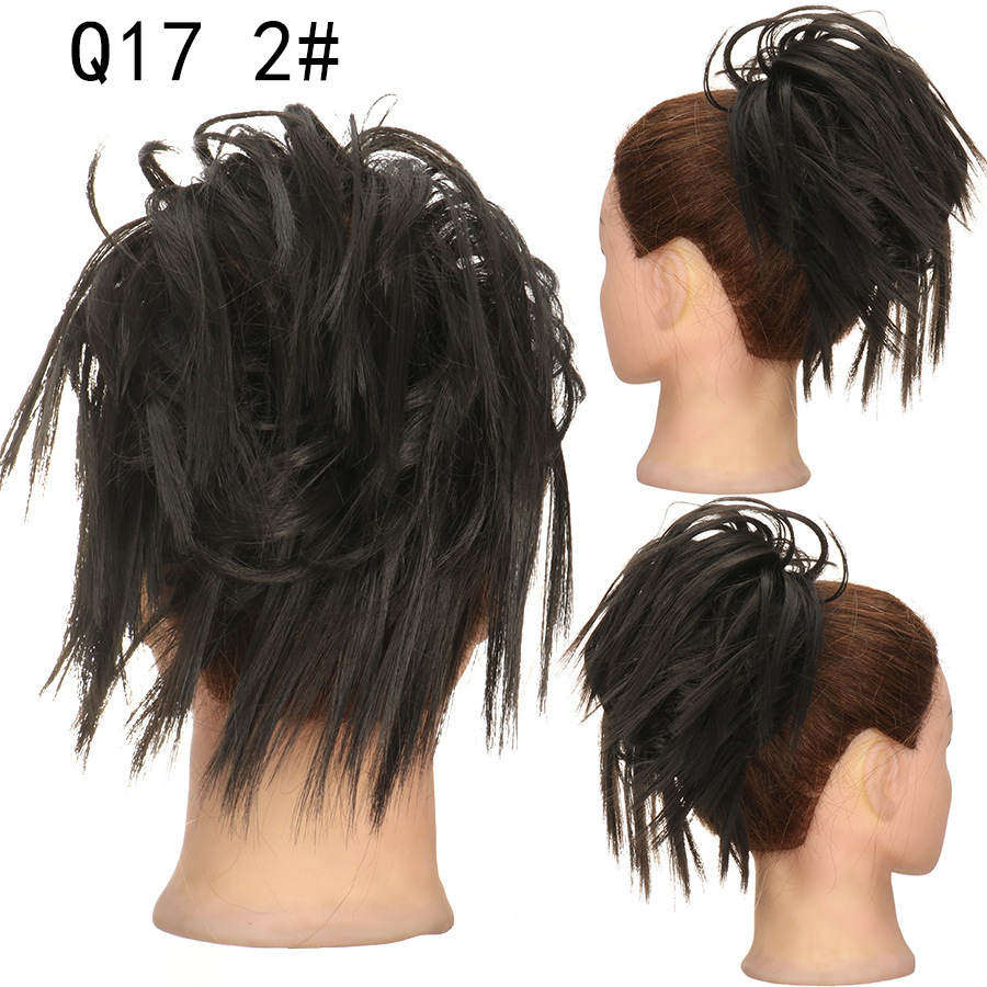 Synthetic Short Curly Chignon With Elastic Band Synthetic Scrunchie Messy Hair Bun High Temperature Fiber Hairpieces Extensions