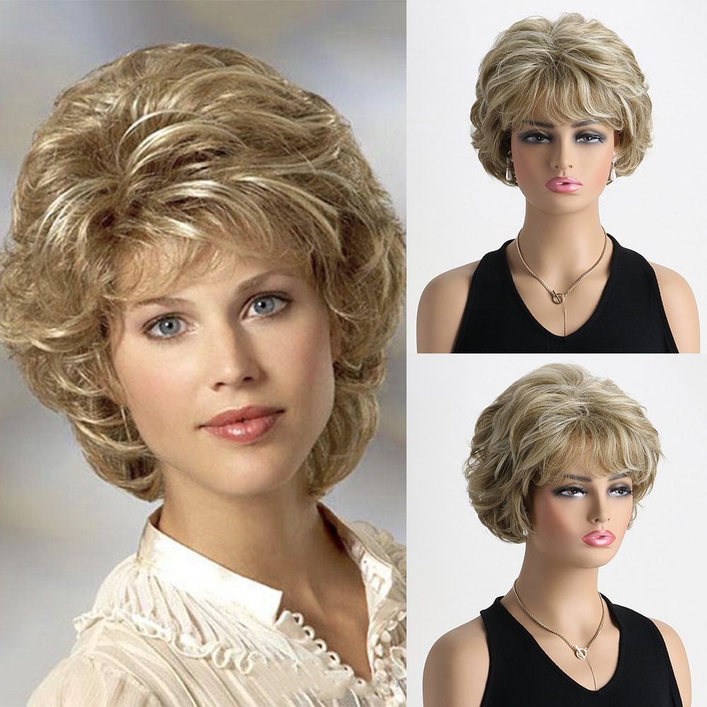 2025 Natural Short Pixie Cut Wig with Bangs Synthetic Mullet Head Wig for Women Dark Brown Straight Hair Daily Cosplay Use