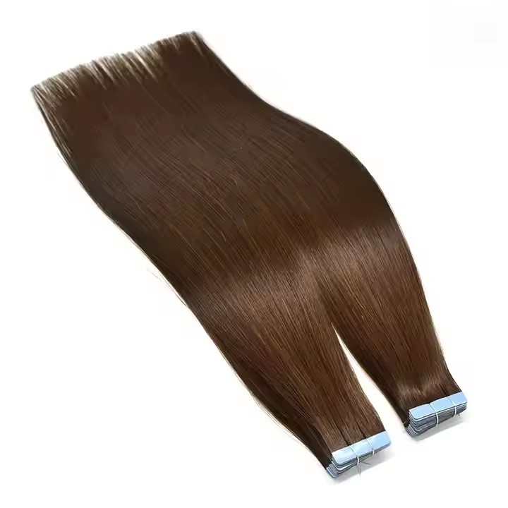 10A Black#1  Brown 20 pcs 50gram/pack Straight Tape In Hair Extensions  Remy Hair Extensions Seamless tape hair extensions