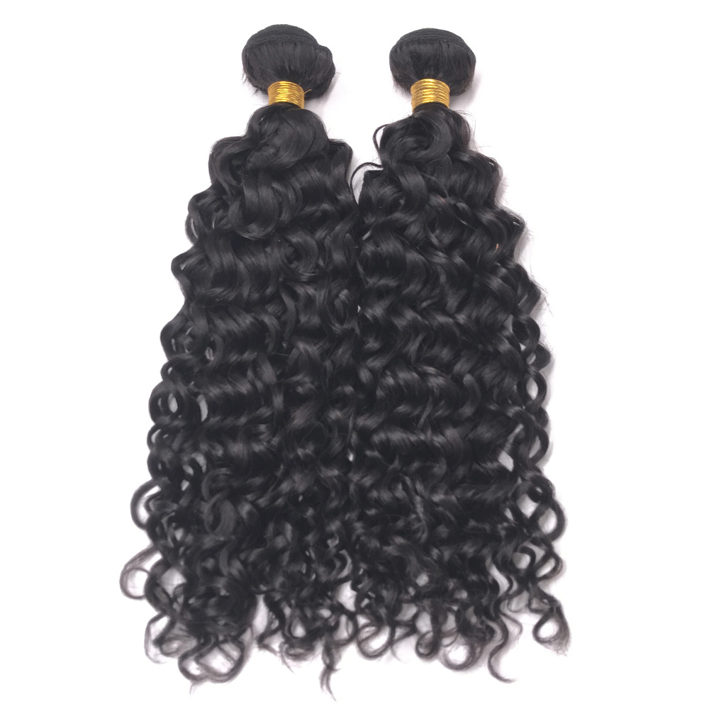 8A Natural Water Wave Human Hair Weft 30 Inches Human Hair Bundles Brazilian 100% Human Hair For Women