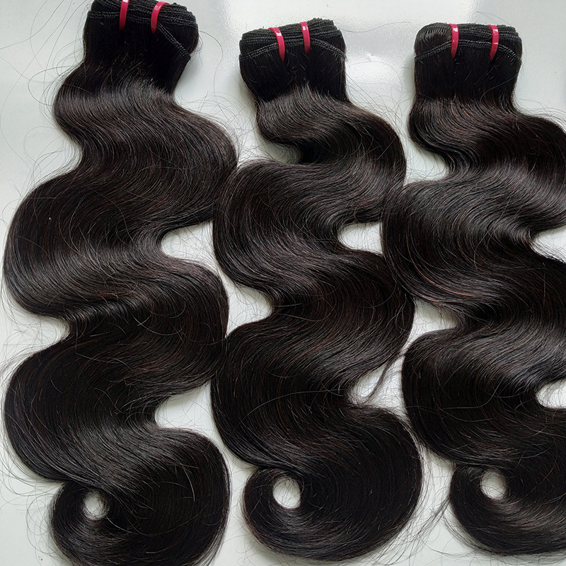 15A Grade Body Wave Super Double Drawn Hair  Vietnames Raw Hair Weave Bundles Human Hair Unprocessed Hair Extensions Nature Black
