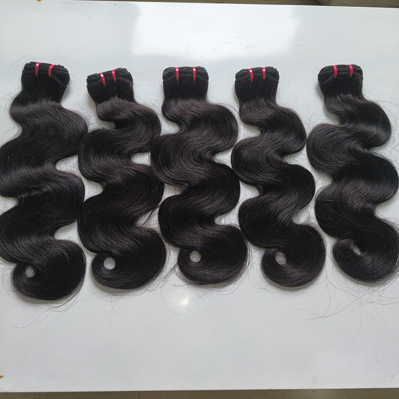15A Grade Body Wave Super Double Drawn Hair  Vietnames Raw Hair Weave Bundles Human Hair Unprocessed Hair Extensions Nature Black