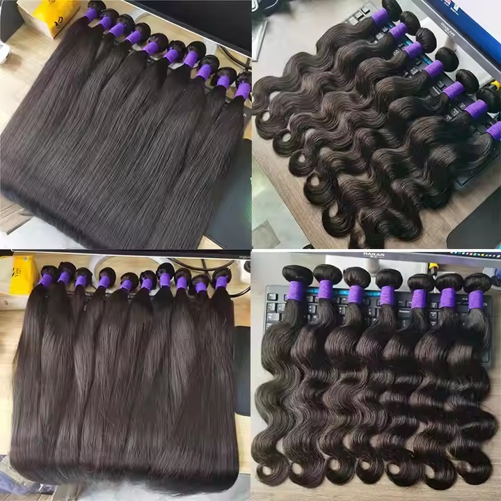 8A Body 10-30 inch Wave Human Hair Bundles Brazilian Virgin Hair Weft  Natural Color 100% Human Hair Weave 1/3/4 Bundles