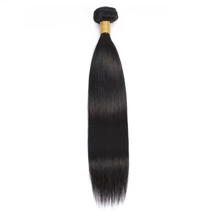 Wholesale 8A Grade Straight Human Hair Bundles 3PCS Deal 100% Human Hair Natural Black  Weave Bundles Hair