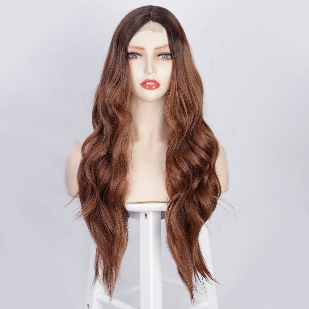 Synthetic Small Lace Wig Cosplay Natural Use Wigs Heat Resistant Wigs For Women Middle Part Glueless Wig for Woman
