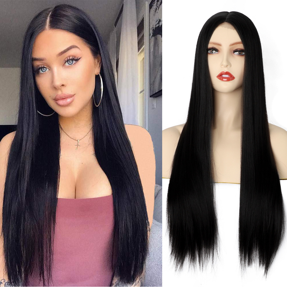 Synthetic Small Lace Wig Cosplay Natural Use Wigs Heat Resistant Wigs For Women Middle Part Glueless Wig for Woman