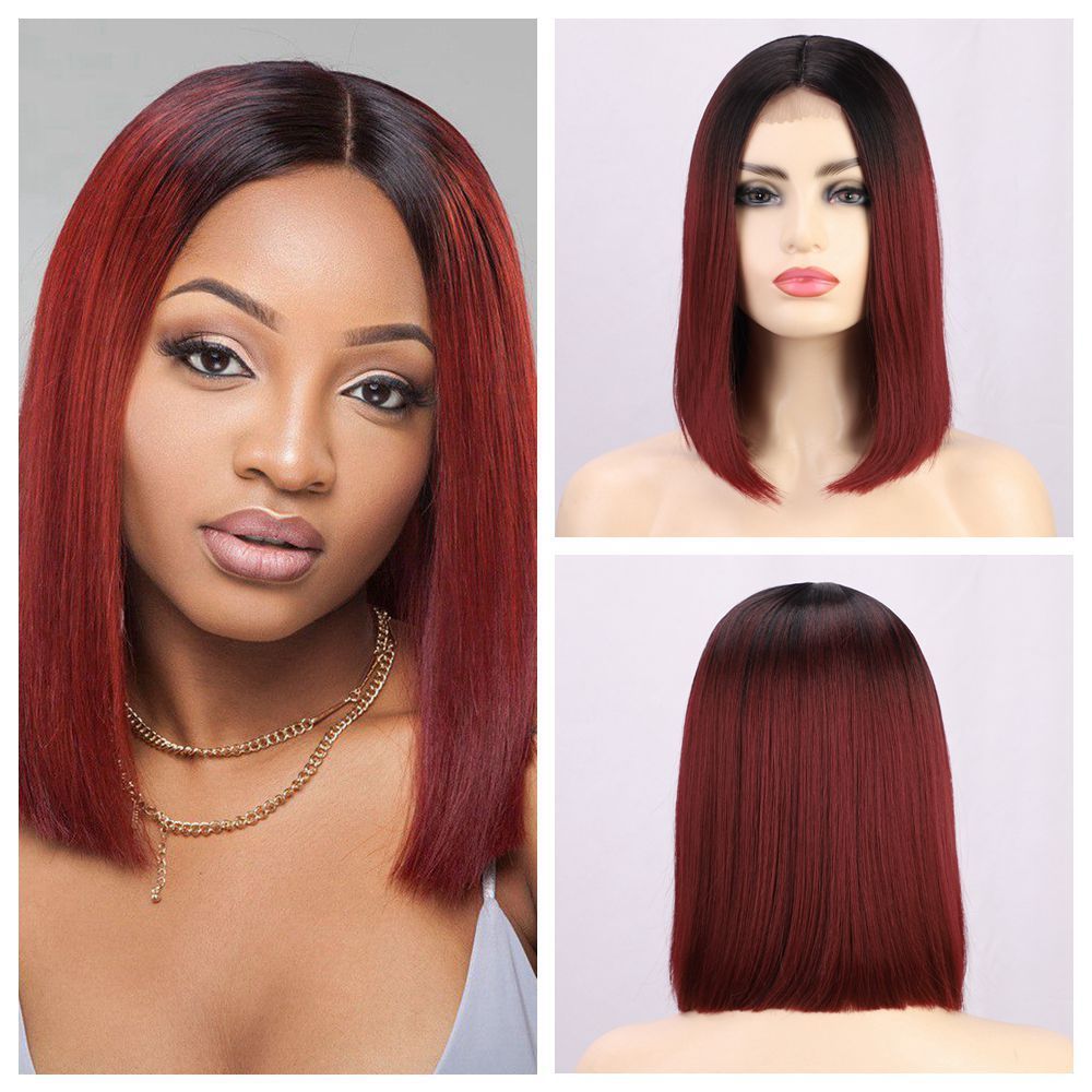 Synthetic Small Lace Wig Cosplay Natural Use Wigs Heat Resistant Wigs For Women Middle Part Glueless Wig for Woman