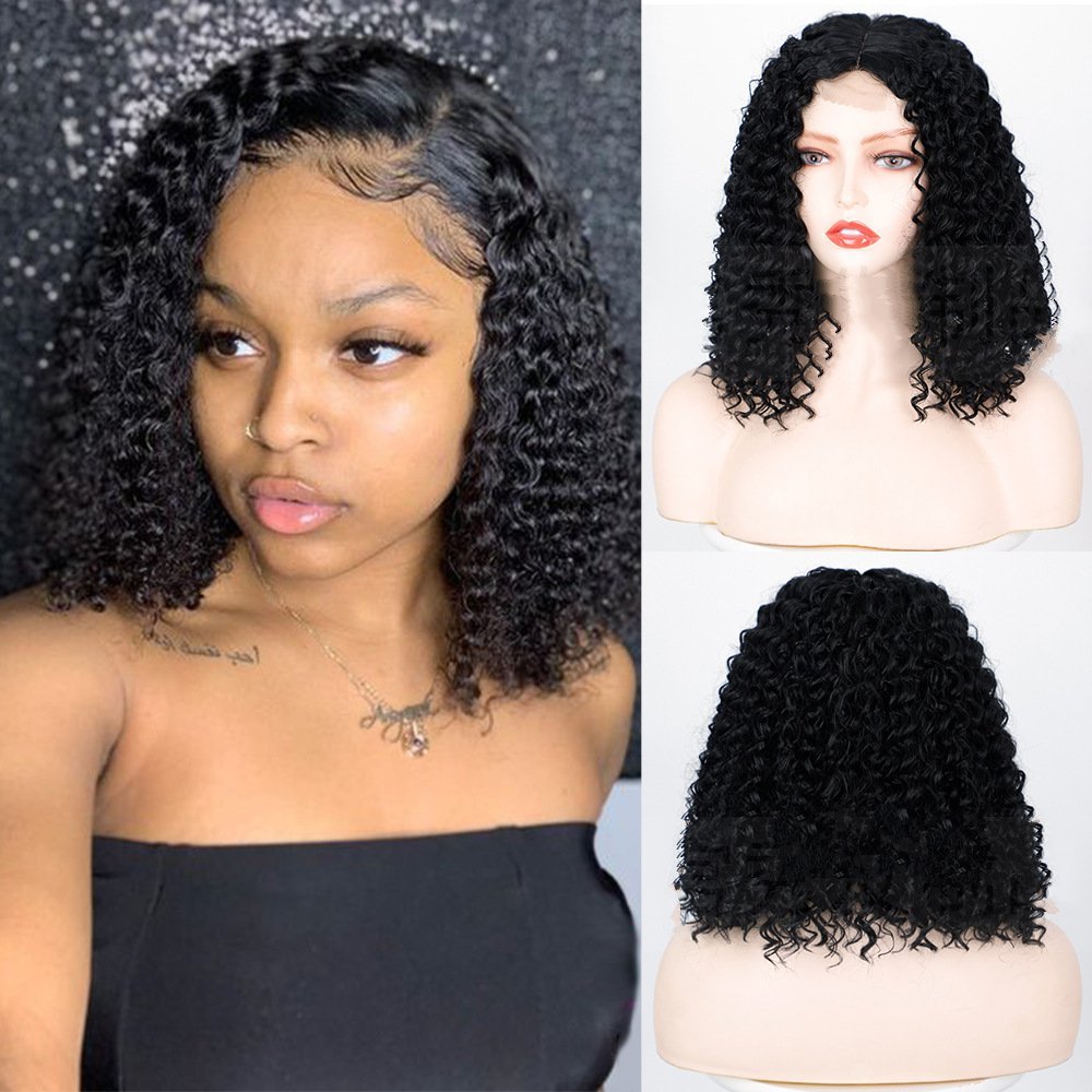 Synthetic Small Lace Wig Cosplay Natural Use Wigs Heat Resistant Wigs For Women Middle Part Glueless Wig for Woman