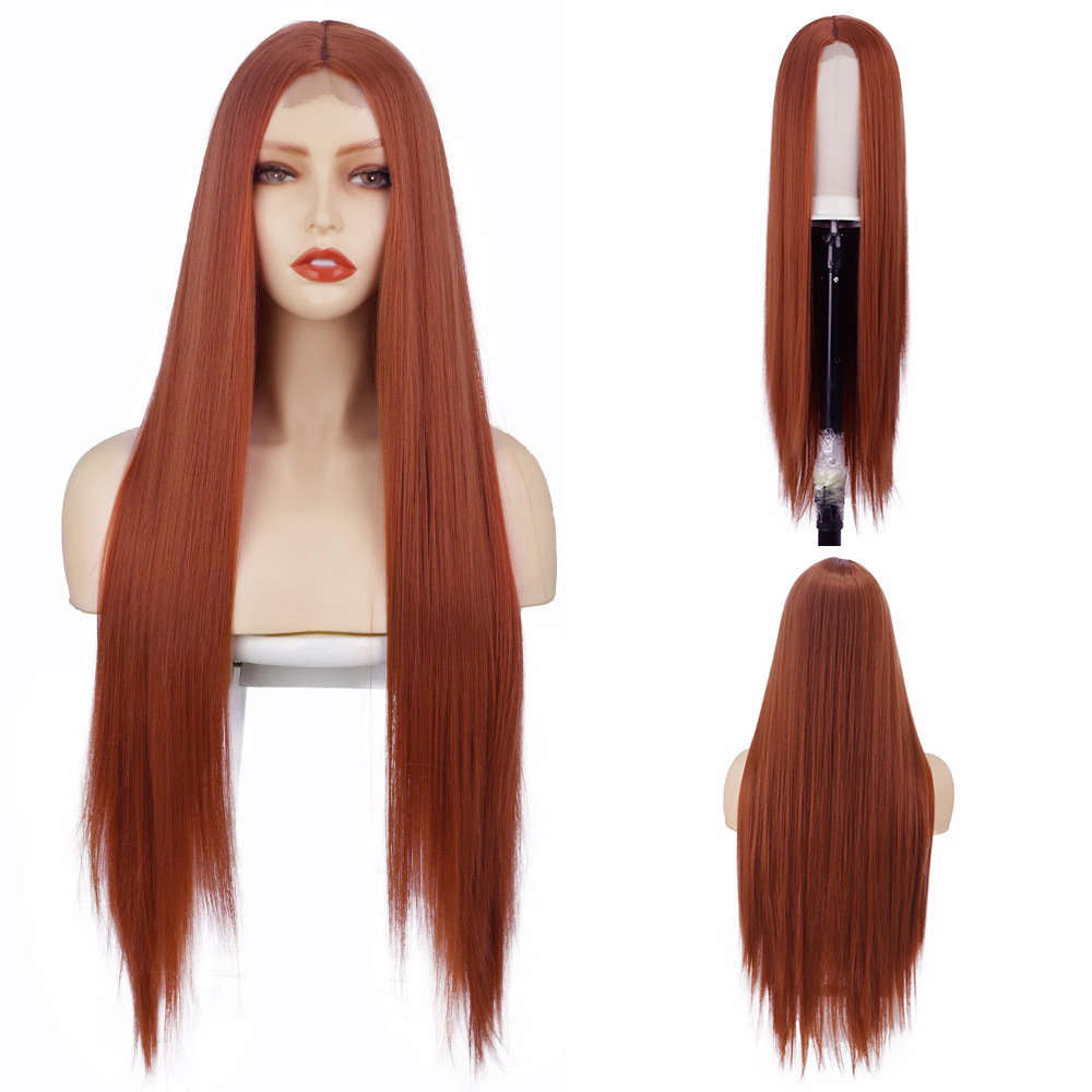 Synthetic Small Lace Wig Cosplay Natural Use Wigs Heat Resistant Wigs For Women Middle Part Glueless Wig for Woman