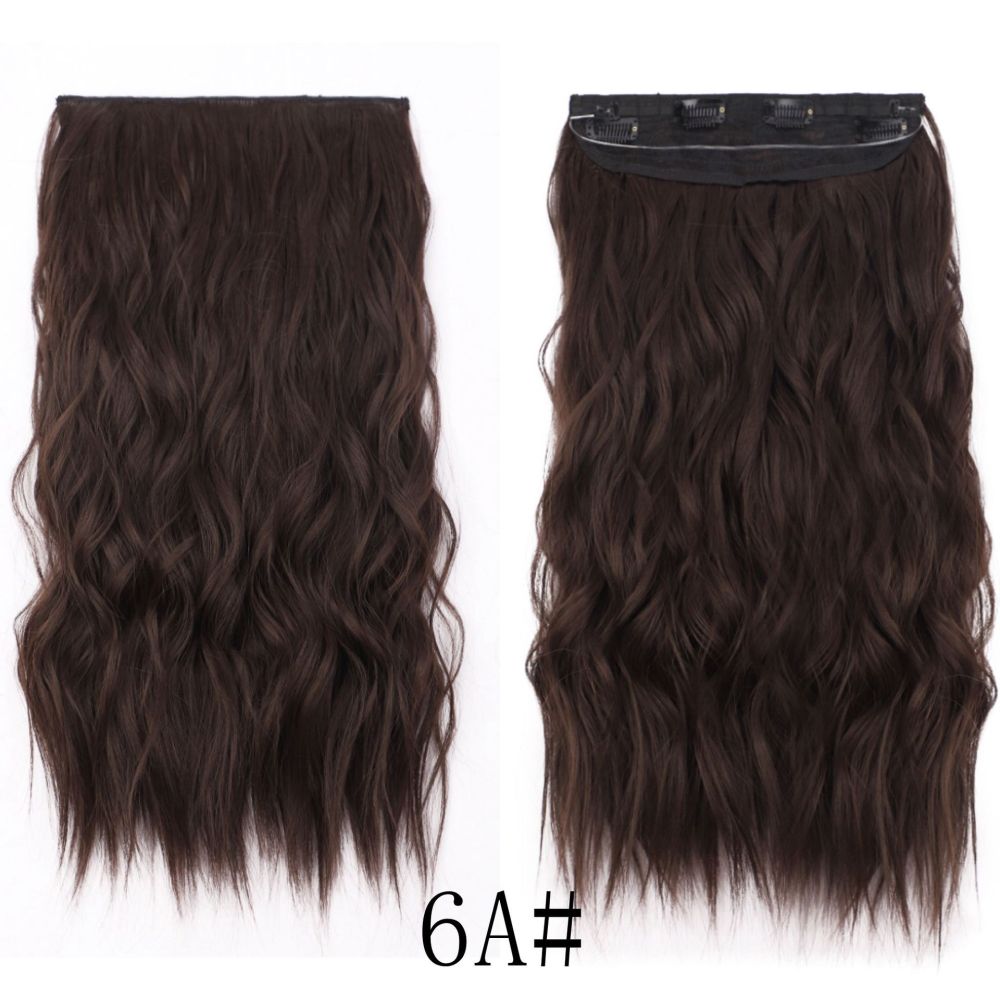 Synthetic Invisible Wire No Clips In Hair Extensions Secret Fish Line Hairpieces Hair Extensions Fake Hair For Women