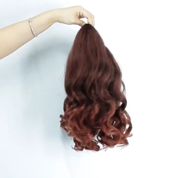 16Inch 140Grams  Drawstring Ponytail Extension  Medium  Synthetic Ponytail Hair Extension Synthetic Wavy ponytail Extensions