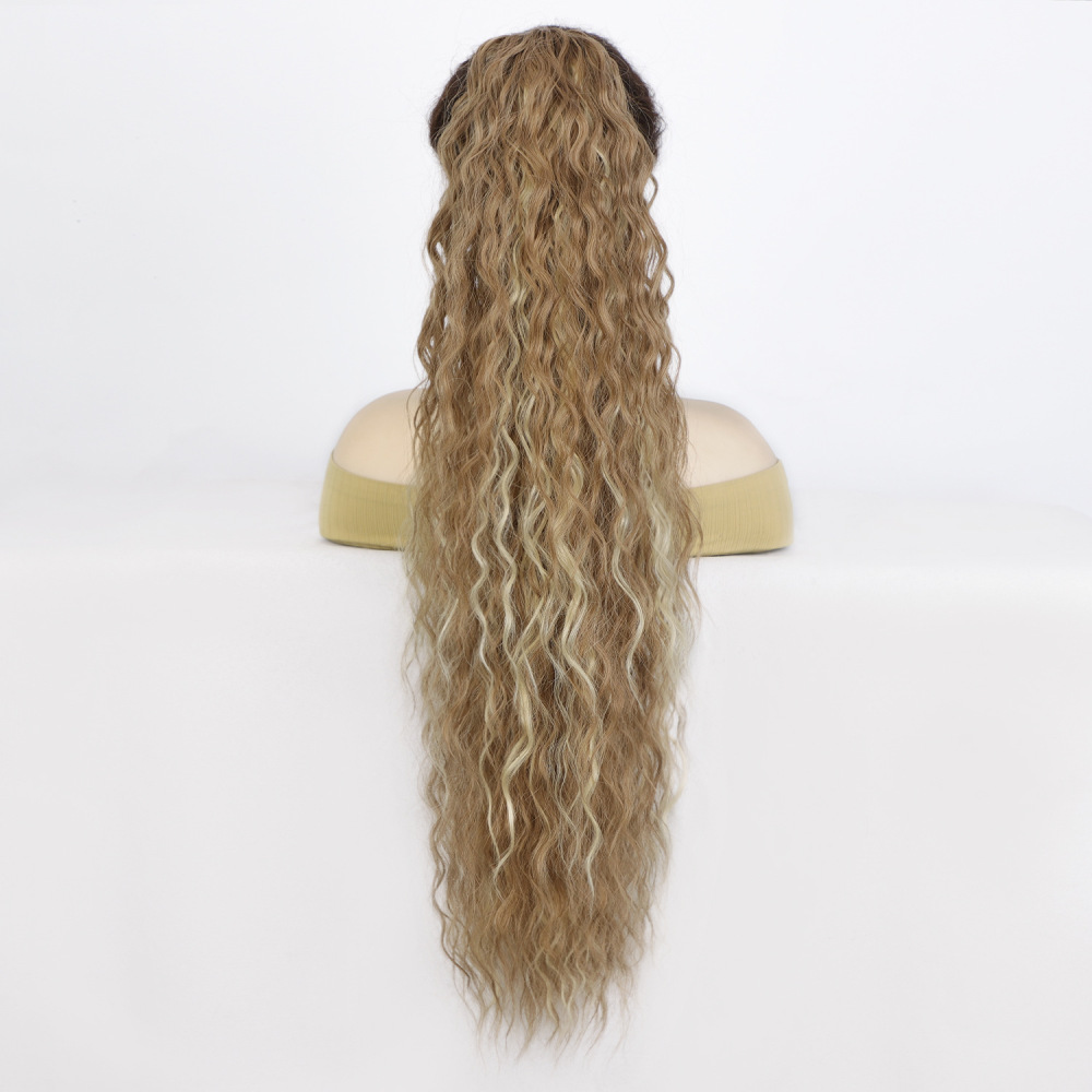 30 Inch 190Gram Claw SyntheticPonytail Extension  Long Curly  Synthetic Ponytail Hair Extension Heat Resistant ponytail Extensions