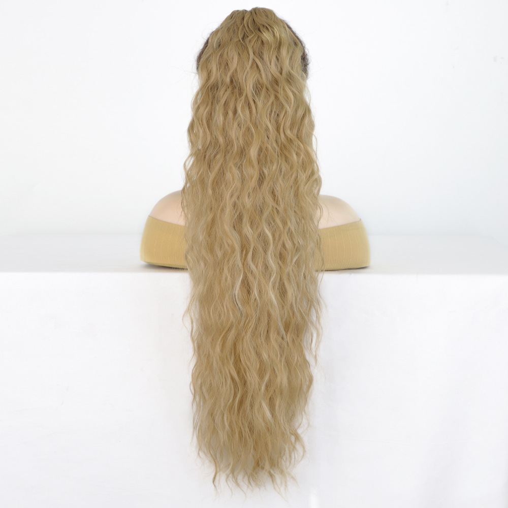 30 Inch 190Gram Claw SyntheticPonytail Extension  Long Curly  Synthetic Ponytail Hair Extension Heat Resistant ponytail Extensions