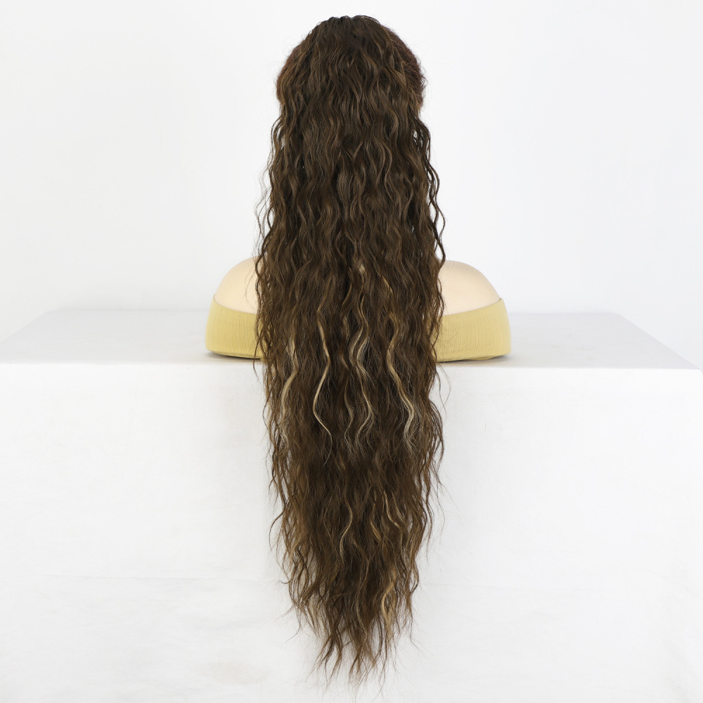 30 Inch 190Gram Claw SyntheticPonytail Extension  Long Curly  Synthetic Ponytail Hair Extension Heat Resistant ponytail Extensions