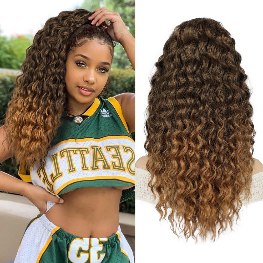 18 inch 120g Drawstring Ponytail extension for Women Afro Curly Fluffy Ponytail Hairpieces for  Black women