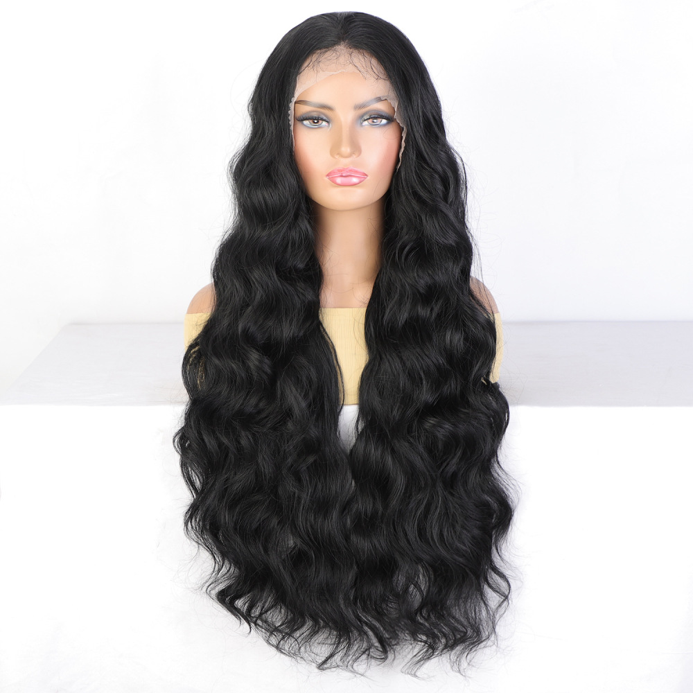 13x4 Long Blonde  Lace Frontal Wig Straight transparent Lace Front Wigs Heat Resistant fiber Lace wigs for woman