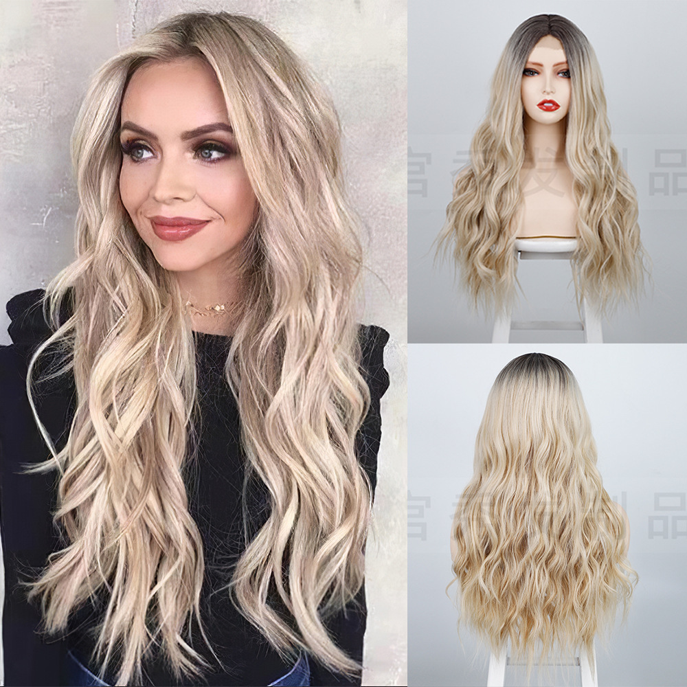 Synthetic Small Lace Wig Cosplay Natural Use Wigs Heat Resistant Wigs For Women Middle Part Glueless Wig for Woman