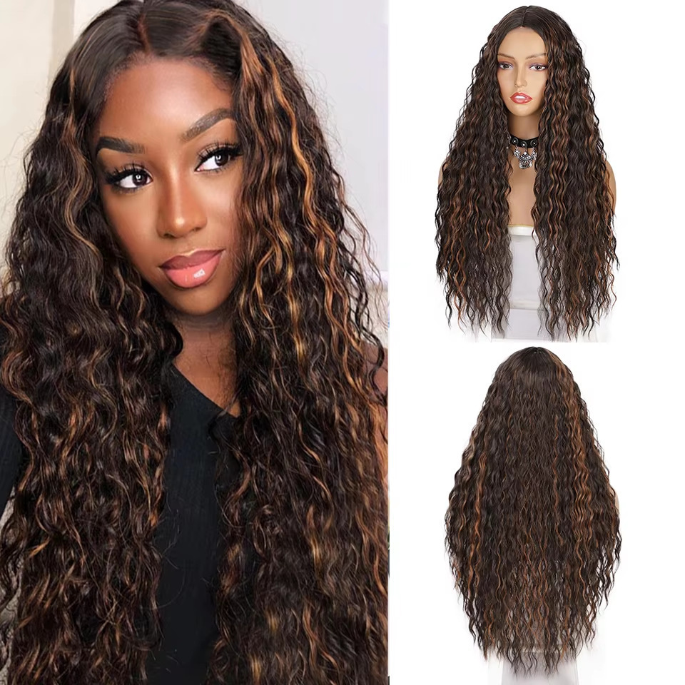 Synthetic Small Lace Wig Cosplay Natural Use Wigs Heat Resistant Wigs For Women Middle Part Glueless Wig for Woman