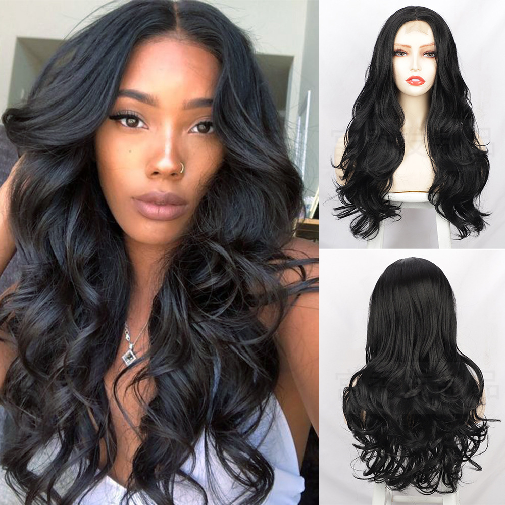 Synthetic Small Lace Wig Cosplay Natural Use Wigs Heat Resistant Wigs For Women Middle Part Glueless Wig for Woman