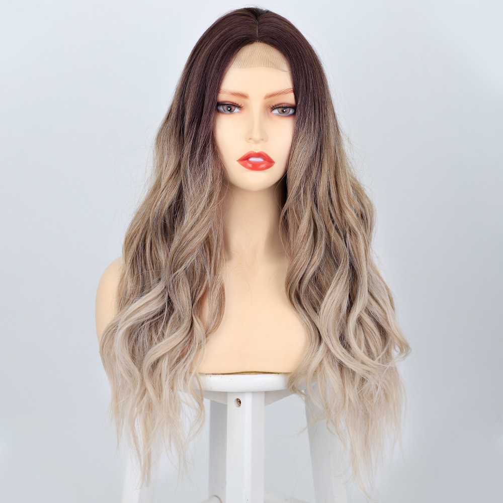 Synthetic Small Lace Wig Cosplay Natural Use Wigs Heat Resistant Wigs For Women Middle Part Glueless Wig for Woman