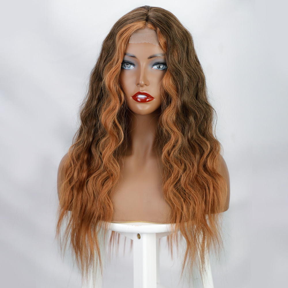 Synthetic Small Lace Wig Cosplay Natural Use Wigs Heat Resistant Wigs For Women Middle Part Glueless Wig for Woman