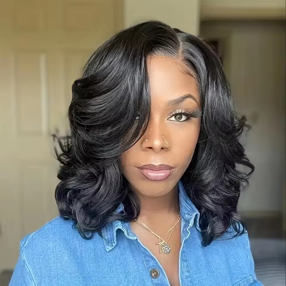 Synthetic Small Lace Wig Cosplay Natural Use Wigs Heat Resistant Wigs For Women Middle Part Glueless Wig for Woman