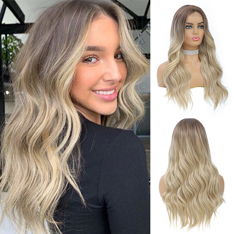 Synthetic Small Lace Wig Cosplay Natural Use Wigs Heat Resistant Wigs For Women Middle Part Glueless Wig for Woman