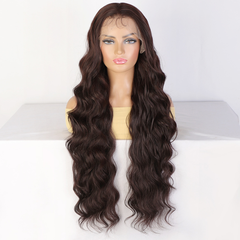 13x4 Long Blonde  Lace Frontal Wig Straight transparent Lace Front Wigs Heat Resistant fiber Lace wigs for woman