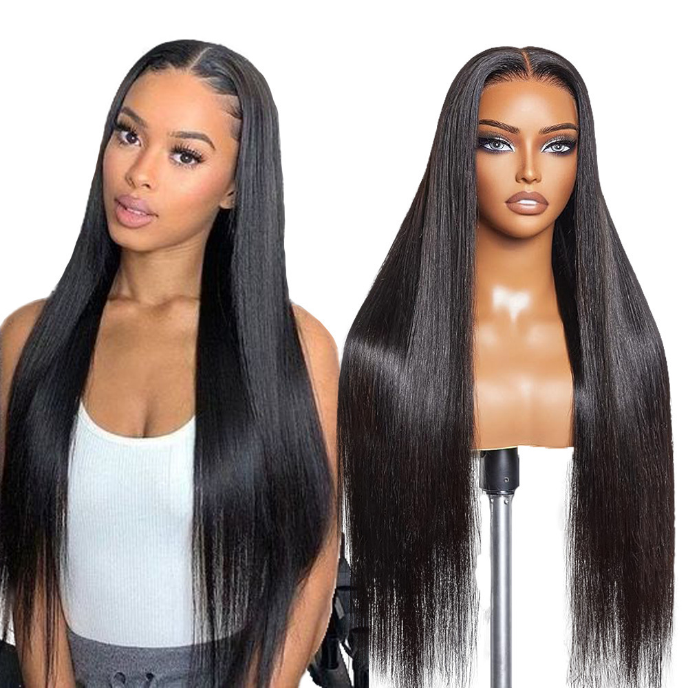 Long 18 -26 inch Body Wave Lace Front  Synthetic Wigs 13x4 Heat Resistant Lace Wigs With Baby Hair  For  Women