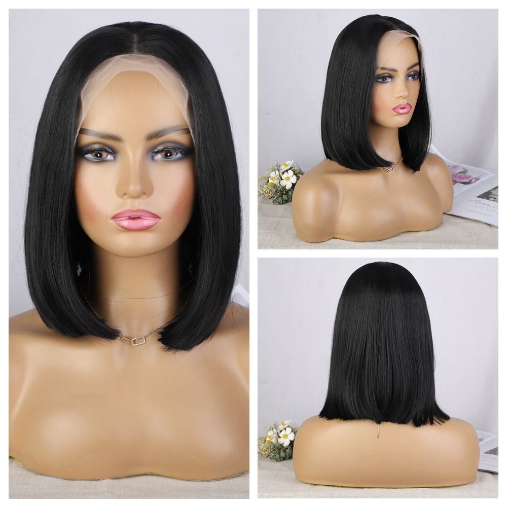 Long 18 -26 inch Body Wave Lace Front  Synthetic Wigs 13x4 Heat Resistant Lace Wigs With Baby Hair  For  Women