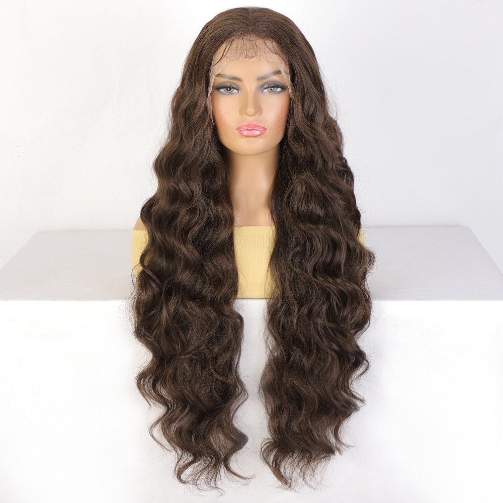 13x4 Long Blonde  Lace Frontal Wig Straight transparent Lace Front Wigs Heat Resistant fiber Lace wigs for woman