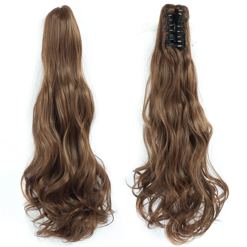 Long straight Tie up Heat-Resistant Straight Hair With Ponytail Fake Hair Chip-in Hair Extensions Pony Tail