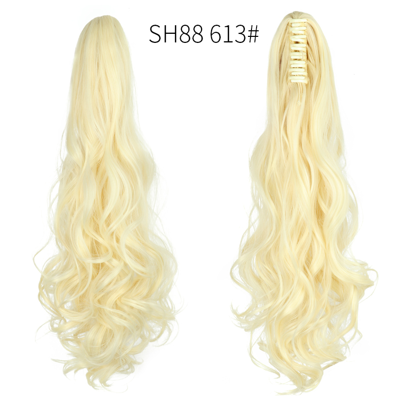 Long straight Tie up Heat-Resistant Straight Hair With Ponytail Fake Hair Chip-in Hair Extensions Pony Tail
