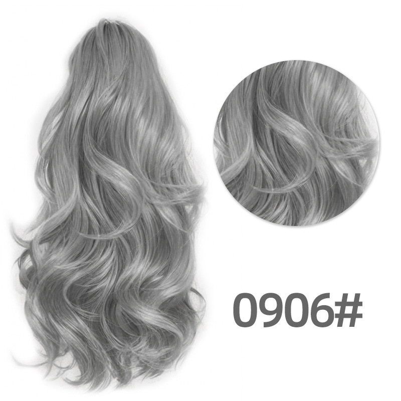 12 inch Claw Synthetic Ponytail for Women Curly Hair Piece Synthetic Ponytail Curly Wavy Hair For Women