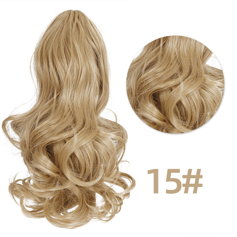 12 inch Claw Synthetic Ponytail for Women Curly Hair Piece Synthetic Ponytail Curly Wavy Hair For Women
