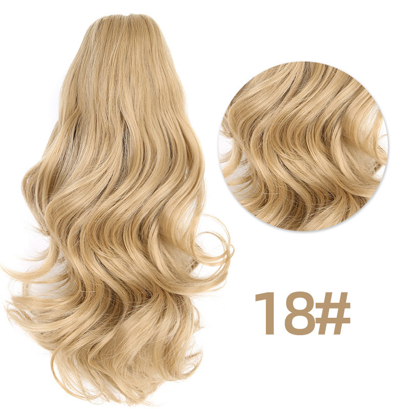12 inch Claw Synthetic Ponytail for Women Curly Hair Piece Synthetic Ponytail Curly Wavy Hair For Women