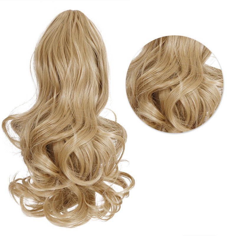 12 inch Claw Synthetic Ponytail for Women Curly Hair Piece Synthetic Ponytail Curly Wavy Hair For Women