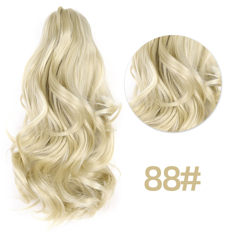 12 inch Claw Synthetic Ponytail for Women Curly Hair Piece Synthetic Ponytail Curly Wavy Hair For Women