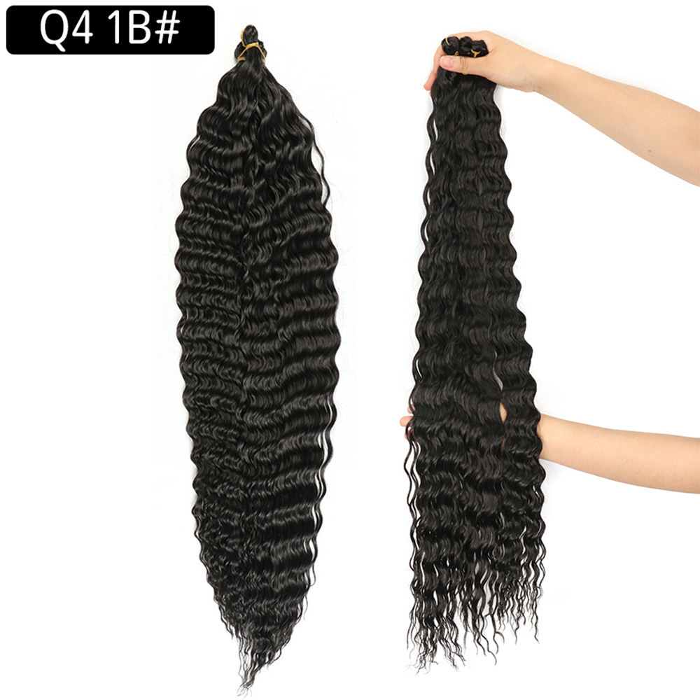 30 inch 120g Wave Crochet Hair Synthetic Passion Twist Braiding Hair Extension Ocean Wave Braiding Hair