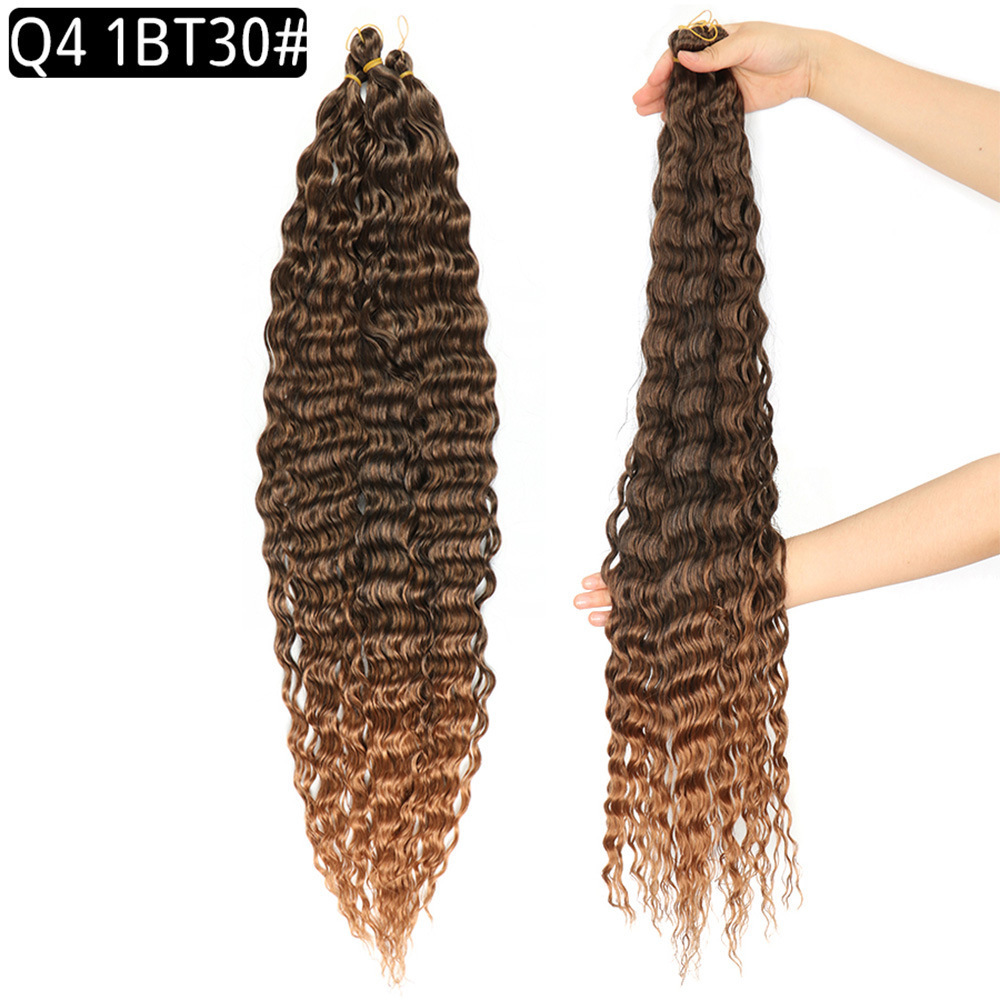 30 inch 120g Wave Crochet Hair Synthetic Passion Twist Braiding Hair Extension Ocean Wave Braiding Hair