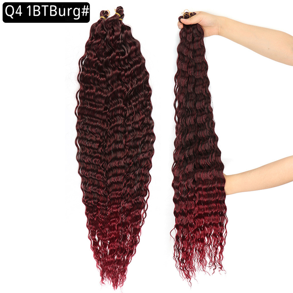 30 inch 120g Wave Crochet Hair Synthetic Passion Twist Braiding Hair Extension Ocean Wave Braiding Hair