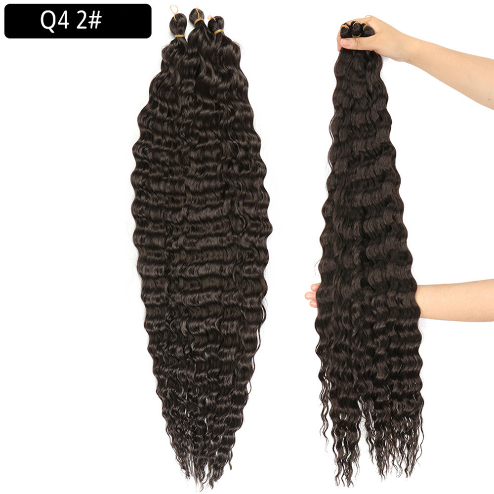 30 inch 120g Wave Crochet Hair Synthetic Passion Twist Braiding Hair Extension Ocean Wave Braiding Hair