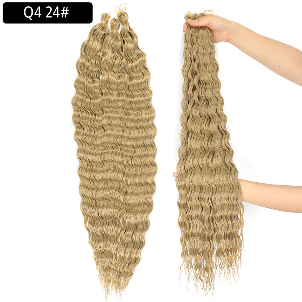 30 inch 120g Wave Crochet Hair Synthetic Passion Twist Braiding Hair Extension Ocean Wave Braiding Hair