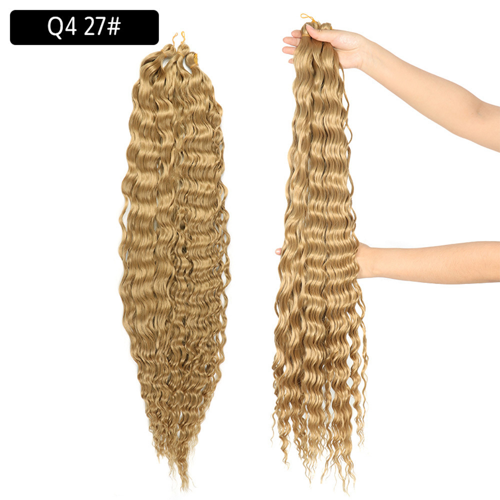 30 inch 120g Wave Crochet Hair Synthetic Passion Twist Braiding Hair Extension Ocean Wave Braiding Hair