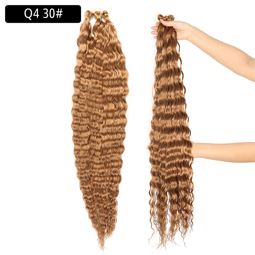 30 inch 120g Wave Crochet Hair Synthetic Passion Twist Braiding Hair Extension Ocean Wave Braiding Hair