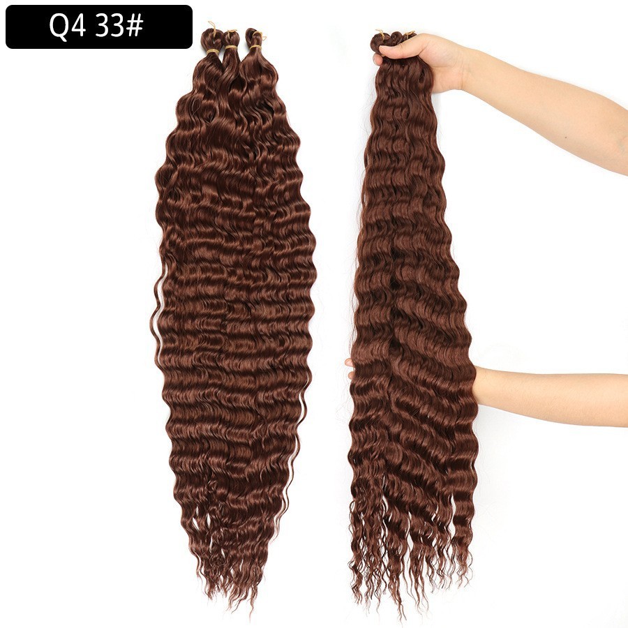 30 inch 120g Wave Crochet Hair Synthetic Passion Twist Braiding Hair Extension Ocean Wave Braiding Hair