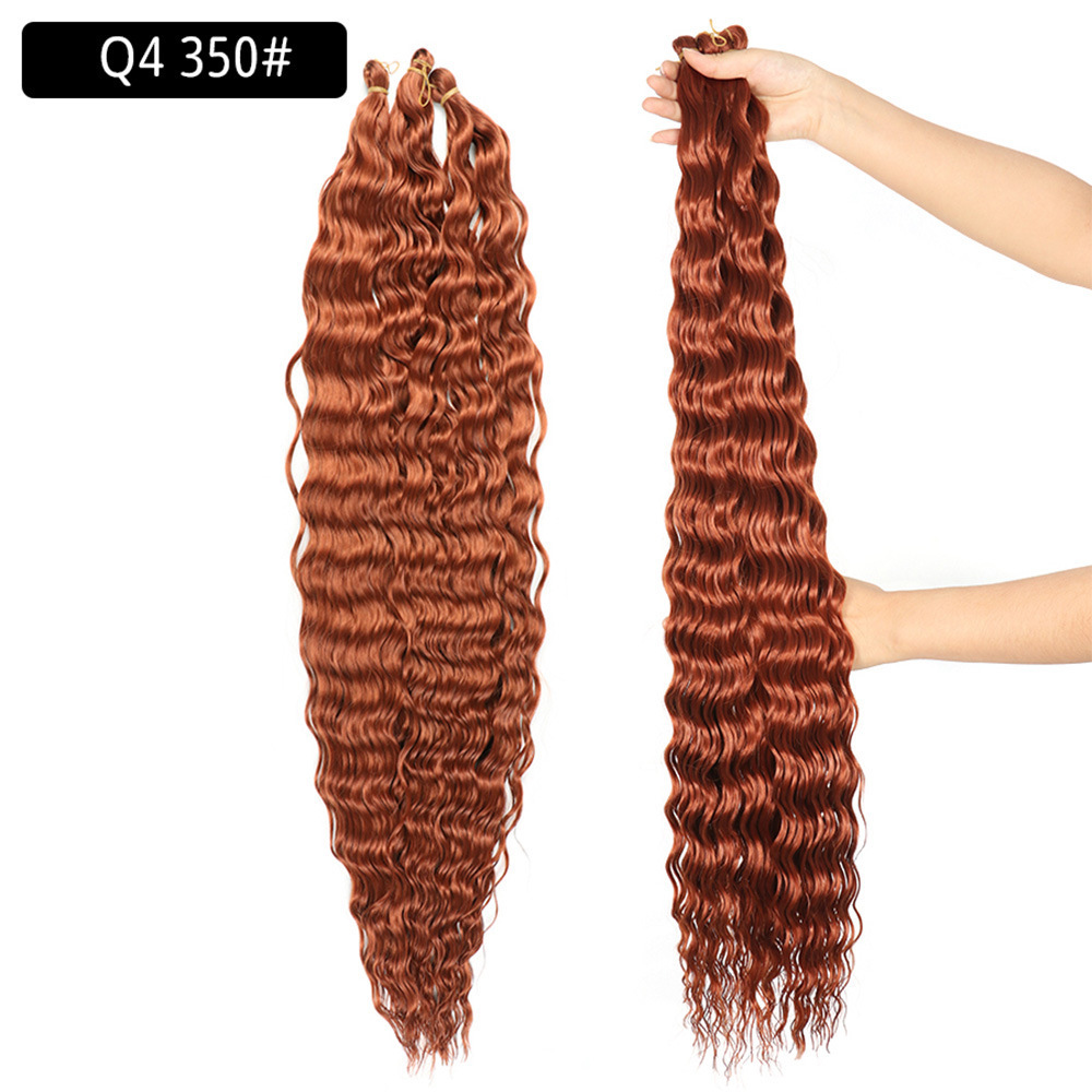 30 inch 120g Wave Crochet Hair Synthetic Passion Twist Braiding Hair Extension Ocean Wave Braiding Hair